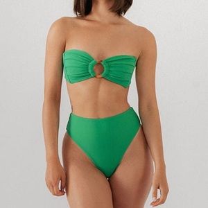 NWT Montce Tori Ties Bikini Top